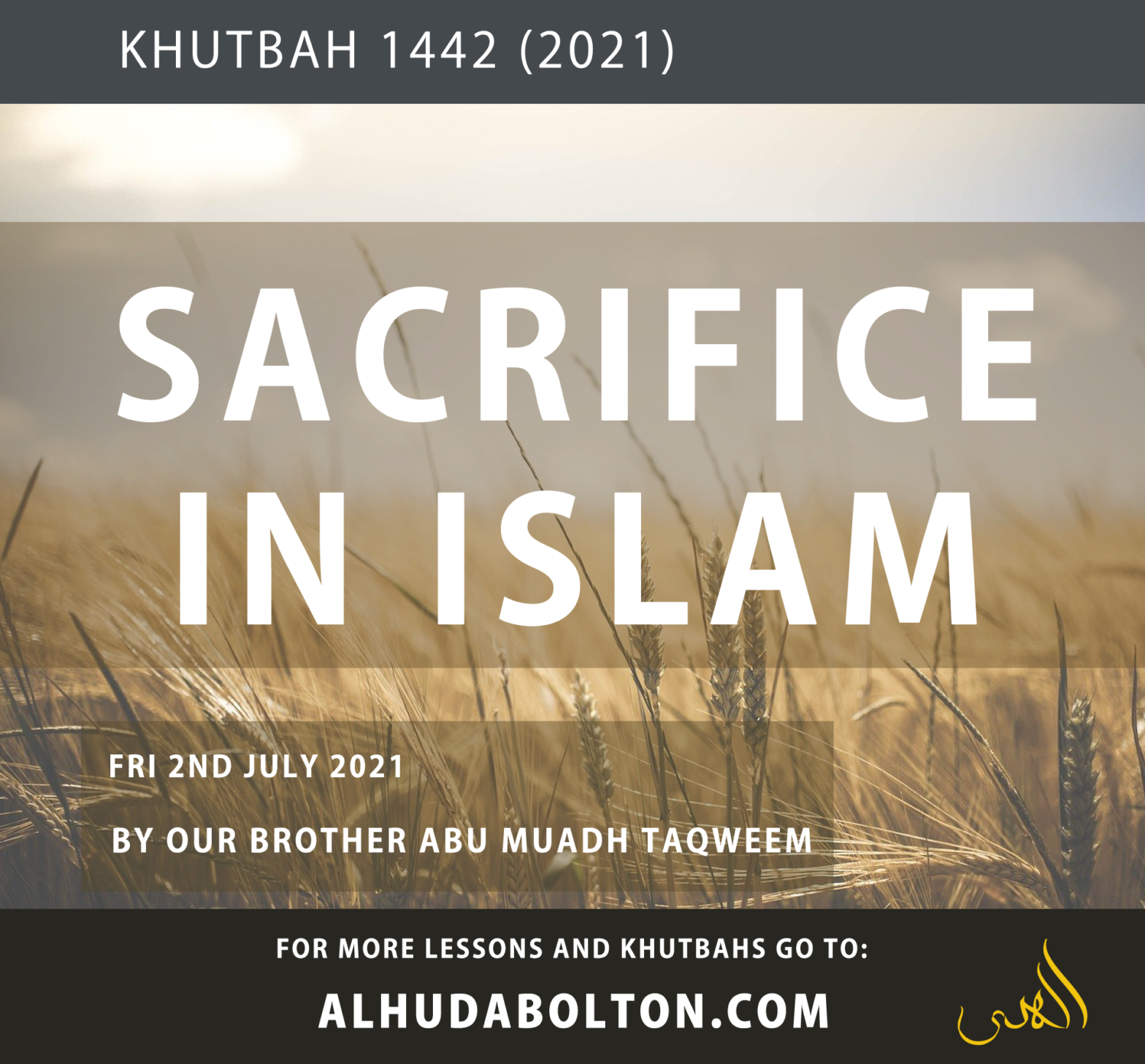 Khutbah: Sacrifice in Islam